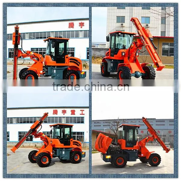 Cheap ground screw driver machine made in China, earth drilling equipment for sale