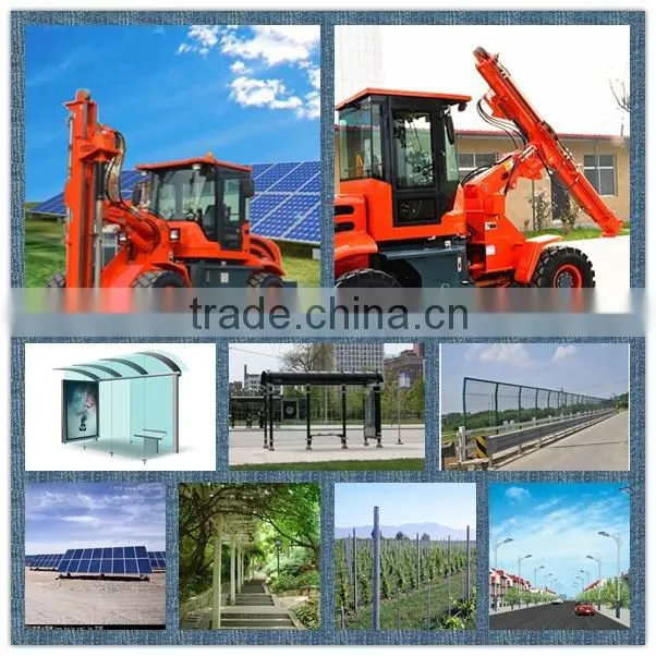 wheel loader mounted hydraulic bore piling machine for Sale