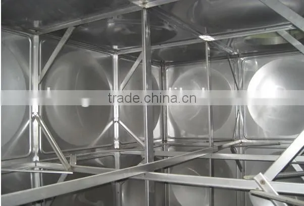 Sectional stainless steel water tank with good quality and price