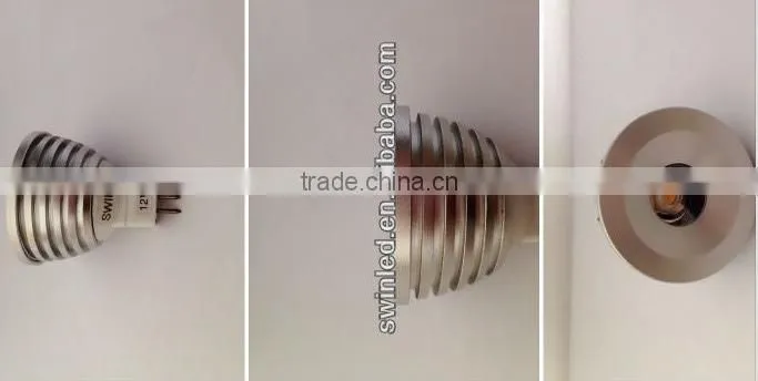 Driverless 3W AC mr10 COB led spotlight