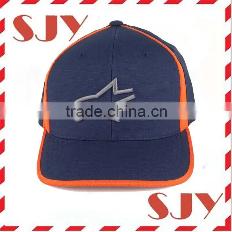 Custom 3D embroidery promotional 6 panel baseball cap