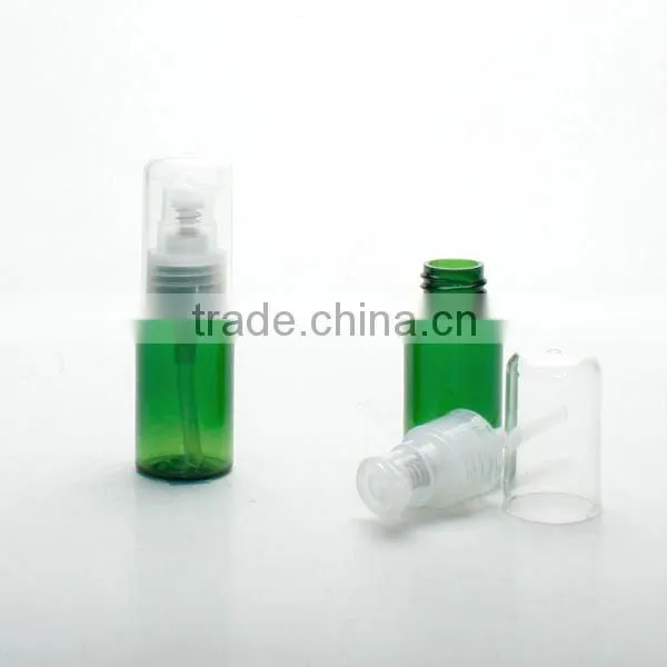 Treatment pump PET Bottle 20ml Green Clear
