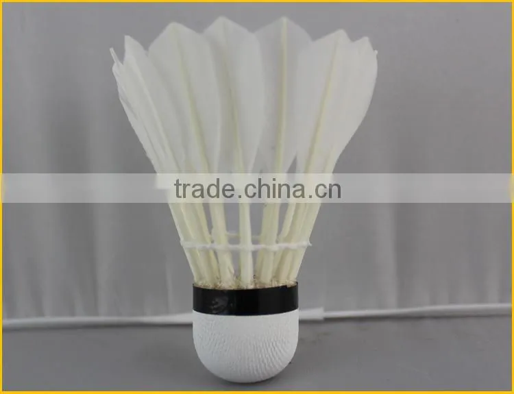 Super high quality Class A duck feather shuttlecock badminton for practice
