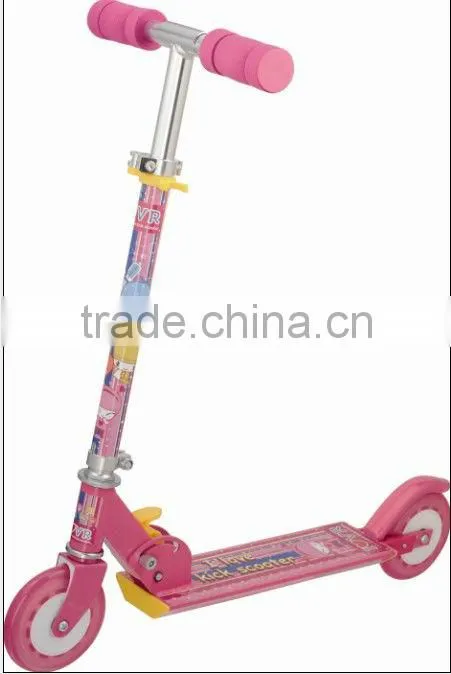 YTA-622 two wheels 50% aluminum kick scooter half aluminum