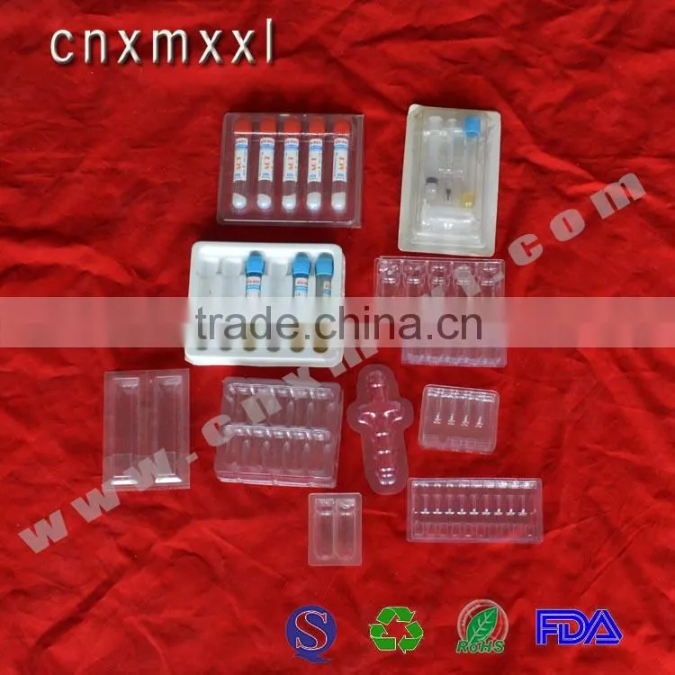 1 ml, 2 ml,5 ml, 10 ml,plastic blister ampoule tray