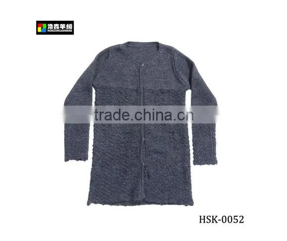 Fashion Sweater Wool Girls Cardigan, Comfortable Girls Knitting Patterns