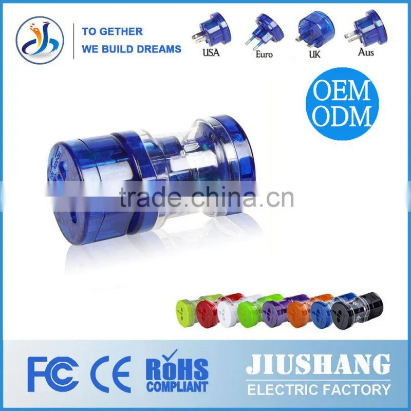 DGJIUSHANG manufacturing Through the CE FCC ROHS certification Approval Top Selling Special International Travel Adaptor