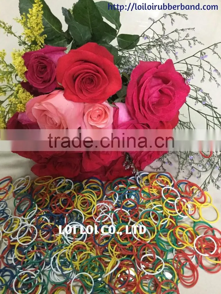 European top selling DIY small elastic Loom rubber bands - Fashion rubber band newest design colorful