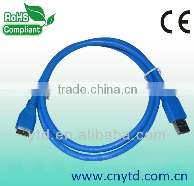 Super speed micro usb 3.0 cable for Mobile hard disk