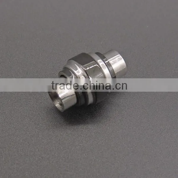 Customized stainless steel metal beads with enamel silver diy jewelry