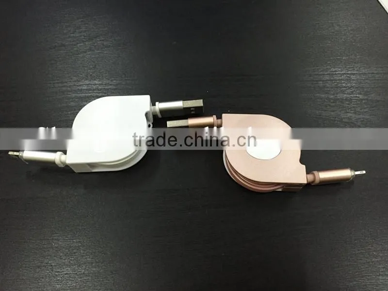hot sale retractable USB cable data cable for charging