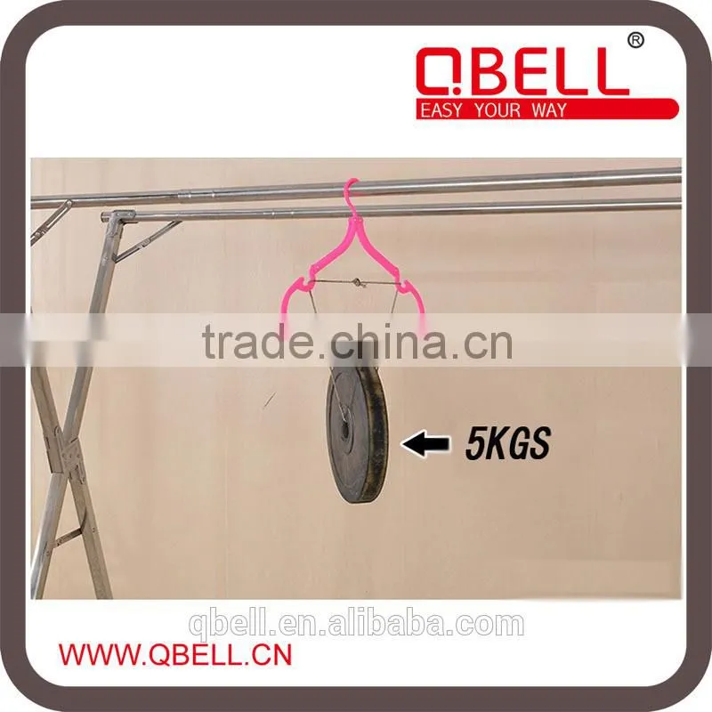 Multi-function Plastic Travel Expandable Folding Clothes Hanger/Plastic Folding Clothes Hang/Travel Clothes Hanger