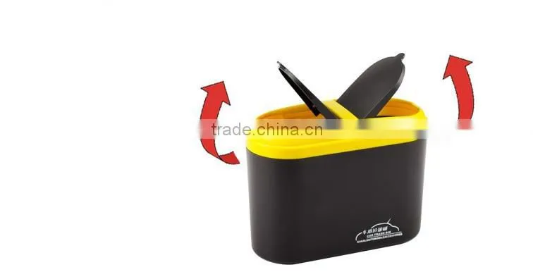 New design red car trash bin with special design in cover(FH-AB004)
