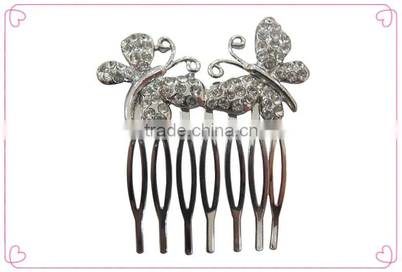 african butterfly hair clip comb