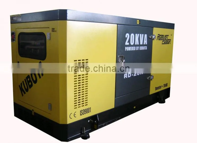 Sound proof 24KW Diesel engine electric Generator Set