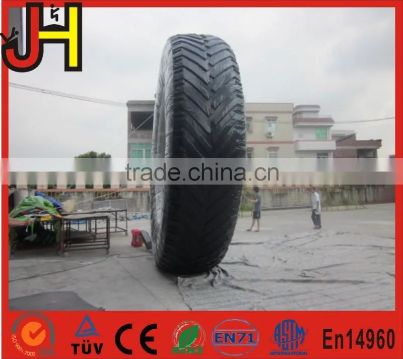 2016 Customized advertising inflatable tire, inflatable tire model for sale
