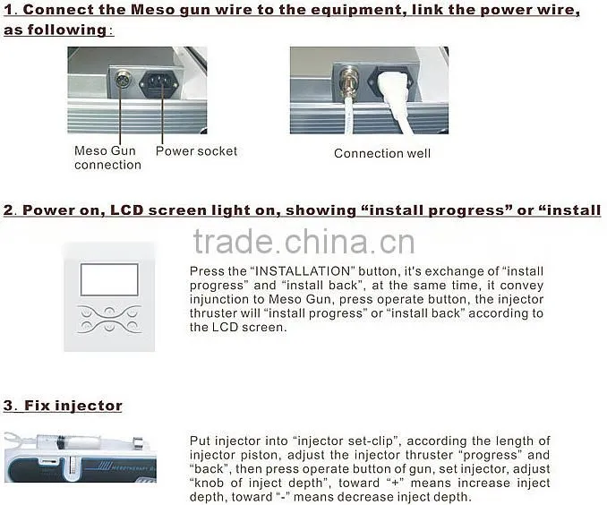Mesotherapy blood vessels removal wrinkle removal beauty machine with ce