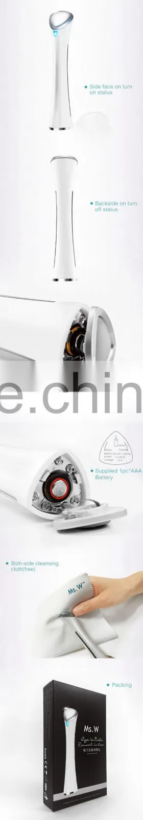 2016 Ms.W new design eye care massager mini facial massager