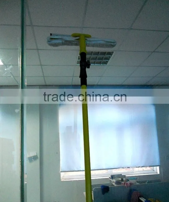 microfiber rubber window cleaner with exteldable handle 350cm