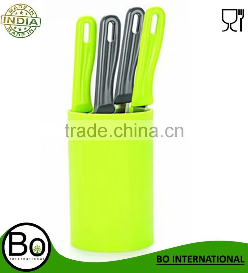 Stainless Steel Knife Block Set