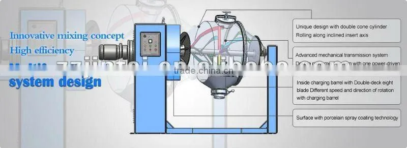 JIN HE New Structure Dry Powder Mixer of food blending machine