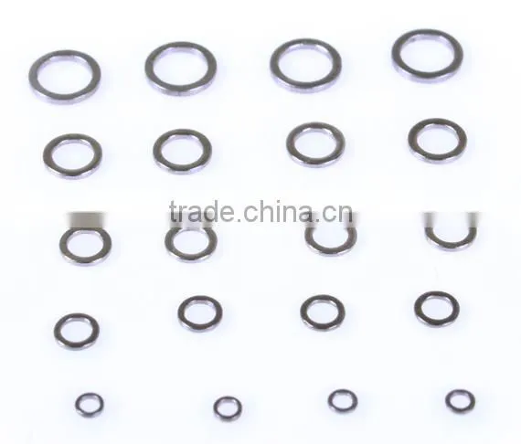 Matt black carp fishing rig ring