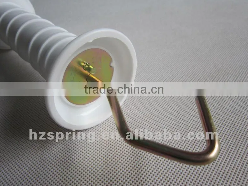 Spring Gate Handle, White Color