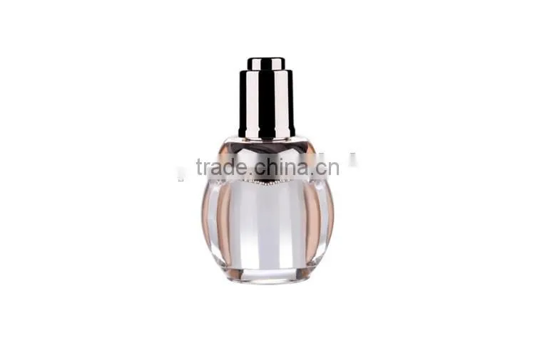 ball shape empty skin essence bottle for oil