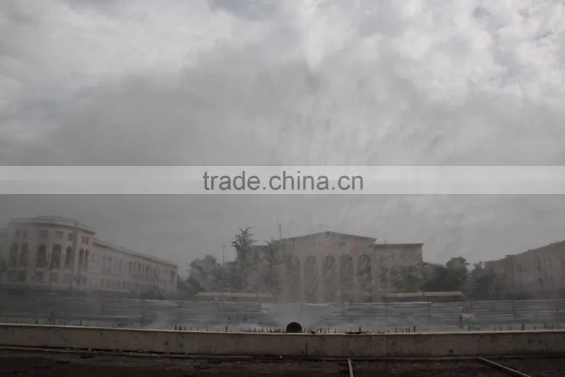 Water screen and Laser fountain