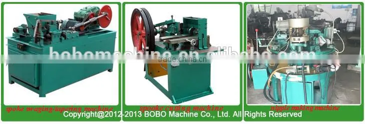 BOBO BICYCLE SPOKE MAKING MACHINE