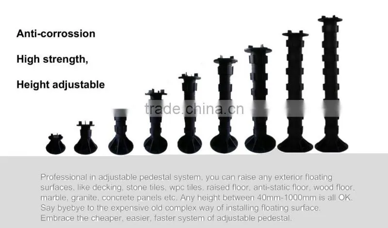 steel raised panel accessories plastic support for intelligent building