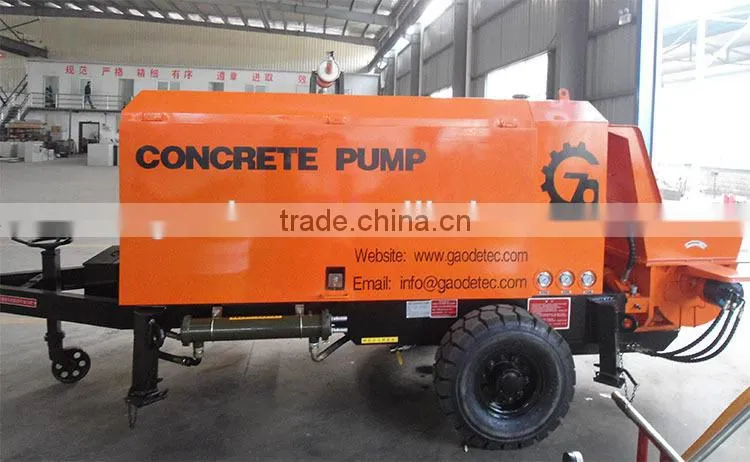 China Mnaufactuer Mini Concrete Trailer Pumping for sale
