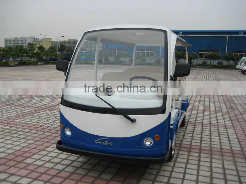 Unique best sale passenger transport battery powered sightseeing shuttle bus