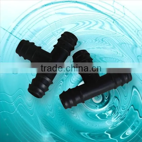 Drip pipe fittings tool plastic Barbed Tee Connector