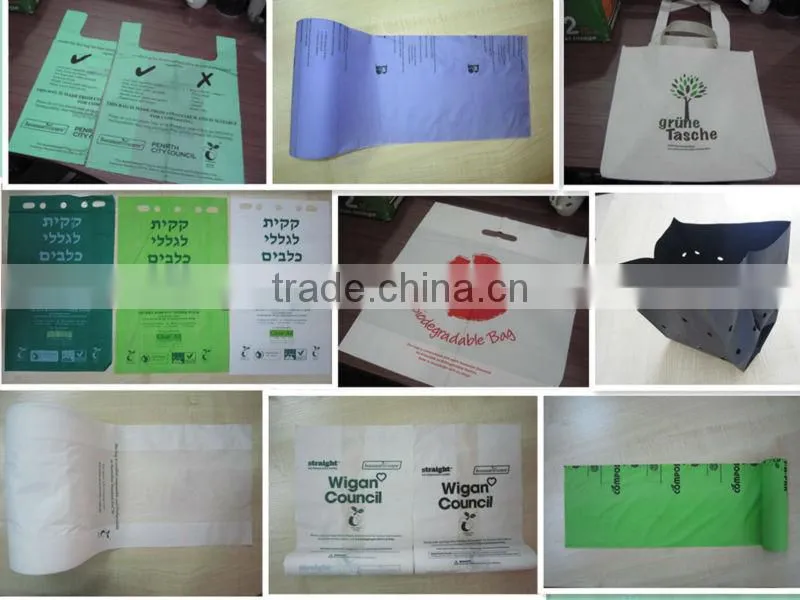 Food grade 100% biodegradable bag ,PLA packing bag for plastic knife