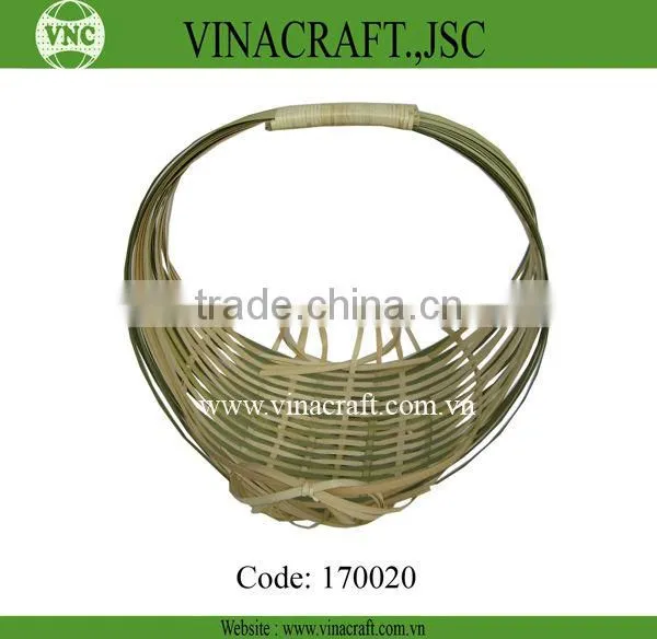 Bamboo flower basket