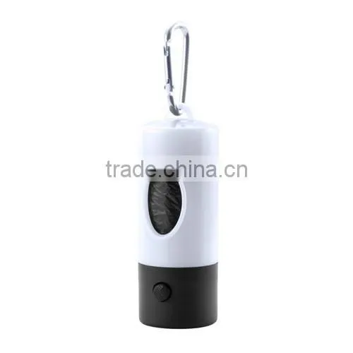 Multifunction pet waste bag dispenser with torch function