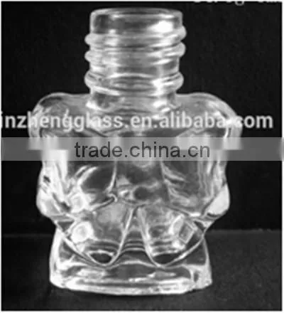 Butterfly shape 5ml High Quality Empty Nail Polish Glass Bottle