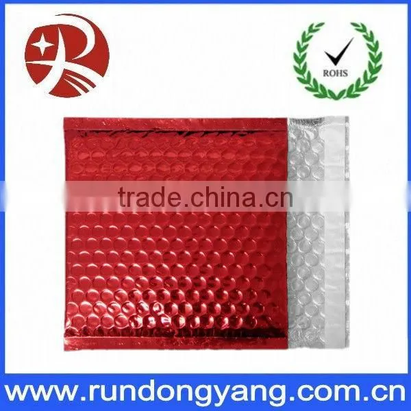 hot selling red bubble mail bag with slef-adhesive seal