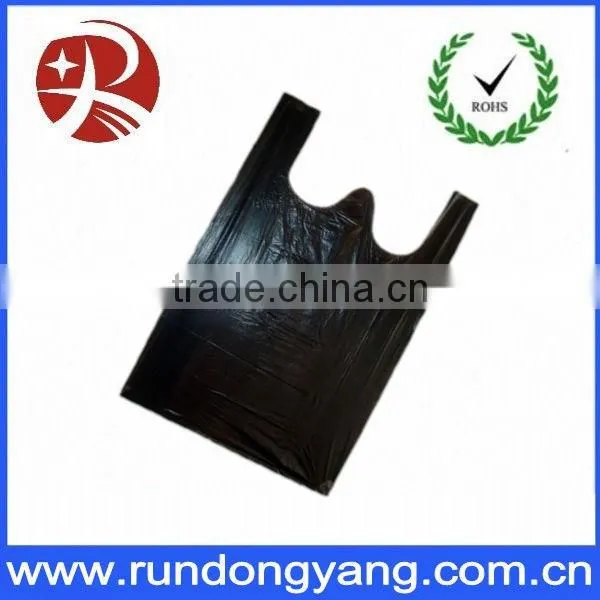 Popular Simple Design Plastic Vest Bag For Supermarket