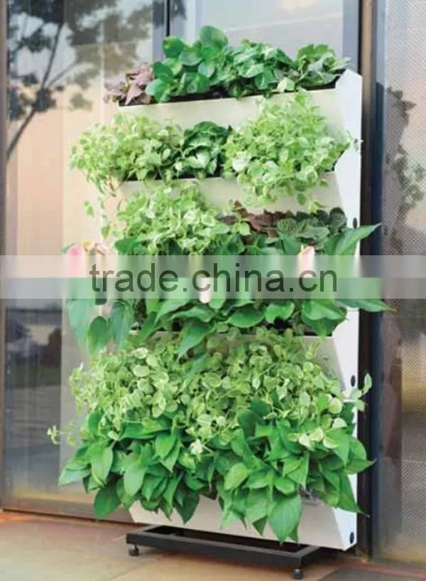 FO-1306 Garden Hanging Decorative Plastic Vertical Herb Wall Planter