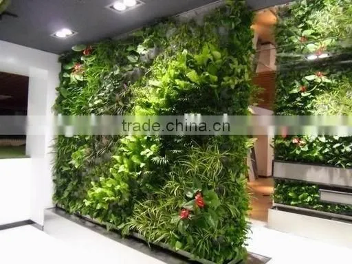 Factory wholesale artificial grass wall uv resist artificial living plant moss wall
