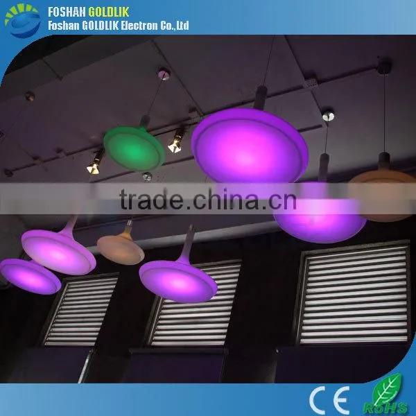 GLACS Control Glowing LED House Decor Round Ceiling Lamp LED Furniture