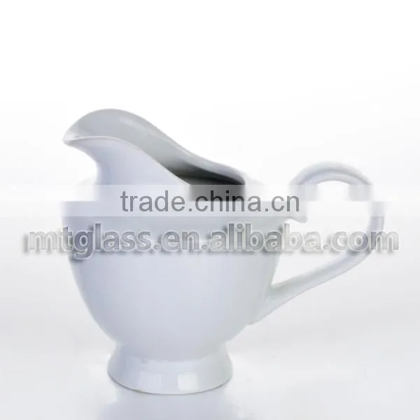 Handmade White ceramic water crock pot