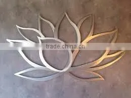 star design golden unique wall hanging tealight holder
