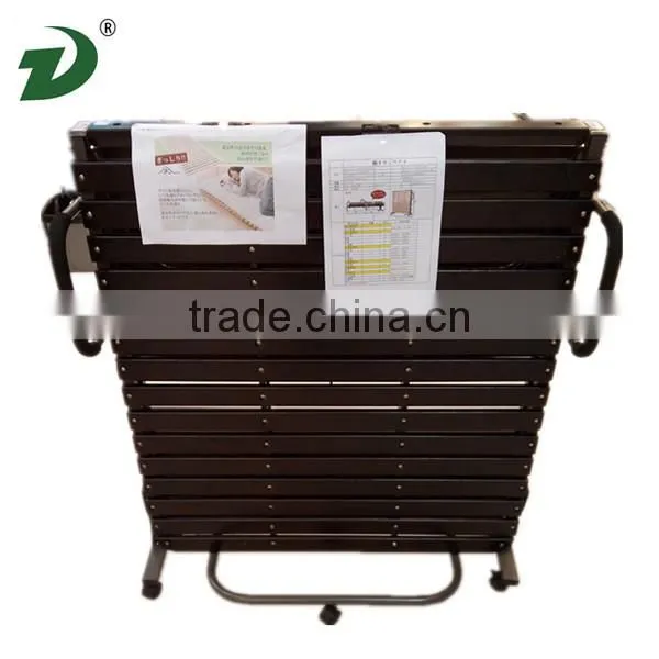 Lightweight folding beach bed and single folding travel bed