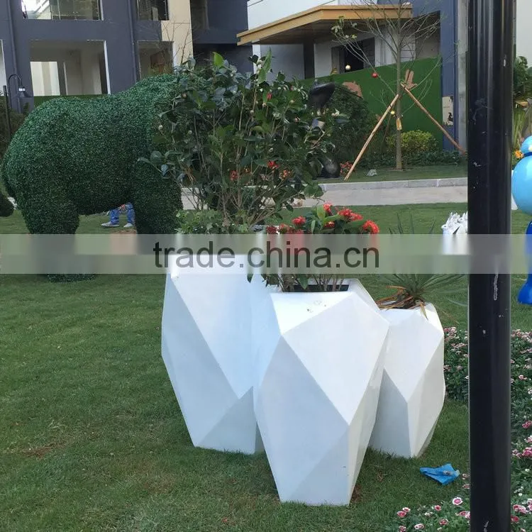 FRP garden flowerpots