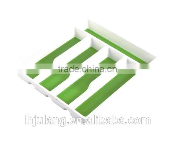 Hot sell Plastic Cutlery tray for Kitchen/plastic cutlery organizer