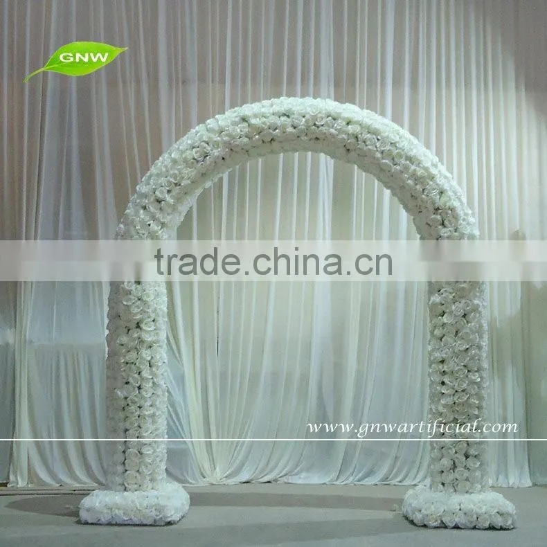 FLA1603001 GNW wedding arches for sale with decorative artificial wisteria flower garland for weddings