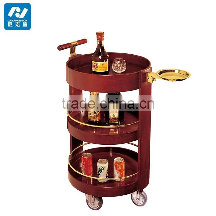 Quality and good price restaurant liquor service trolley